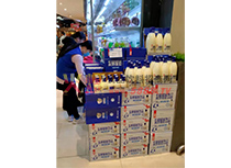 发酵酸奶市场陈列