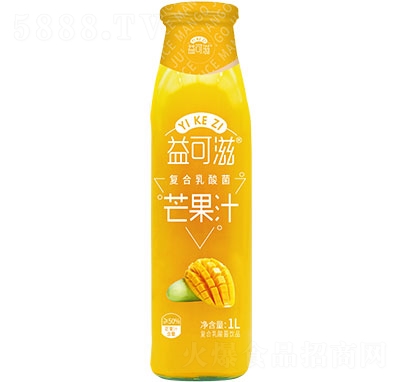 益可滋复合乳酸菌芒果汁饮料1L