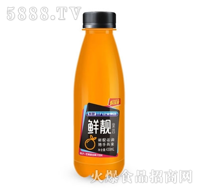 鲜靓果昔橙子+芒果复合果汁饮料430ml
