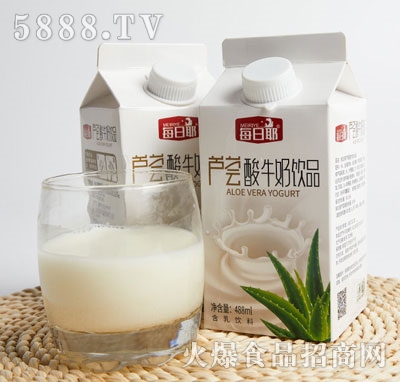 每日椰芦荟酸牛奶饮品488ml