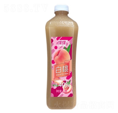 维维白桃果粒复合果汁饮料1.25L