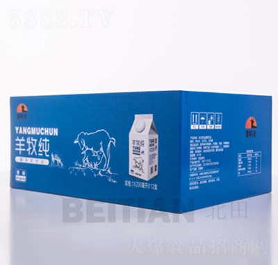 羊牧纯酸羊奶饮品1×200毫升×12盒