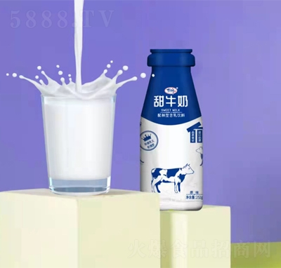有情郎甜牛奶配制型含乳饮料原味252g