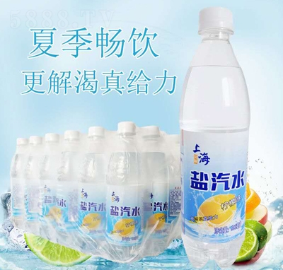 蓝嘉源上海盐汽水柠檬味风味饮料600ml 柠檬汽水