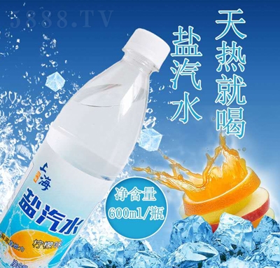 蓝嘉源上海风味盐汽水柠檬味600毫升瓶装