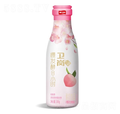 卫岗酸奶饮品樱花白桃味发酵酸奶
