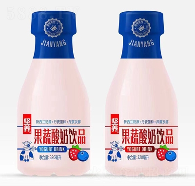 坚养果蔬酸奶饮料发酵酸奶饮品招商