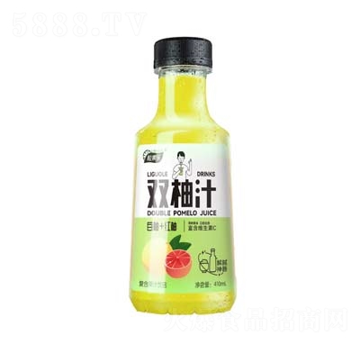 粒果乐复合果汁饮料休闲饮品招商双柚汁410ml