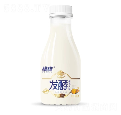 维维发酵酸奶黄桃+燕麦低糖型318ml酸奶饮料招商代理