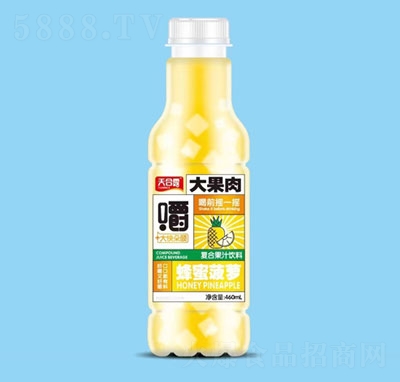 天合露大果肉蜂蜜菠萝复合果汁饮料460ml