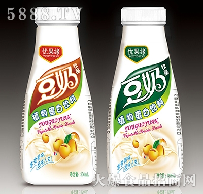 350mL优果缘豆奶饮品植物蛋白饮料