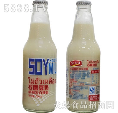300ml豪园石磨豆奶植物蛋白饮料
