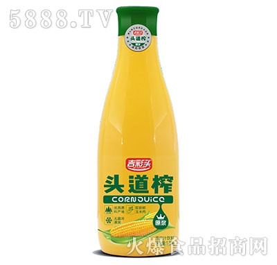 吉彩�^�^道榨玉米汁1.38L