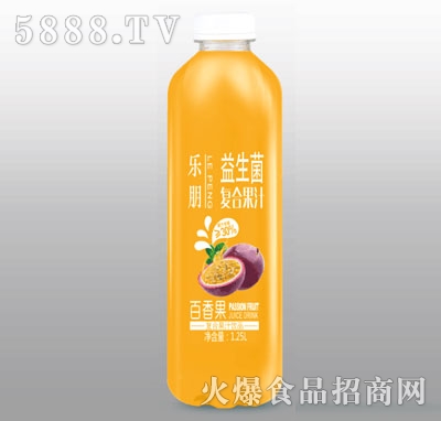 乐朋益生菌发酵百香果汁1.25L