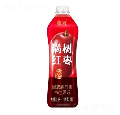 特润满树红枣红枣果汁饮料1.3L