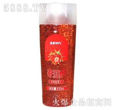 宜泉奇��籽草莓味果汁430ml