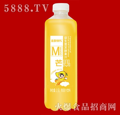 宜泉果蔬汁饮料益生菌发酵果汁芒果味1.5L