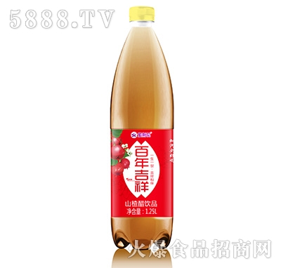 紫荆花山楂醋饮料1.25L