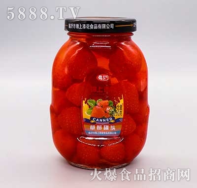 锦上添花草莓罐头260g