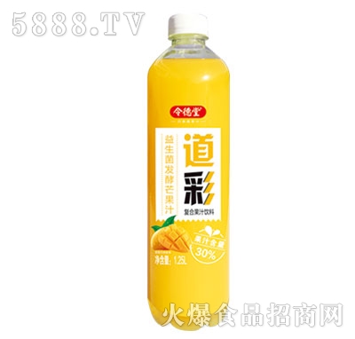 1.25L*8瓶益生菌发酵果汁芒果