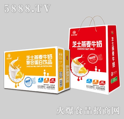 吉庆同福芝士燕麦牛奶1x20盒标箱