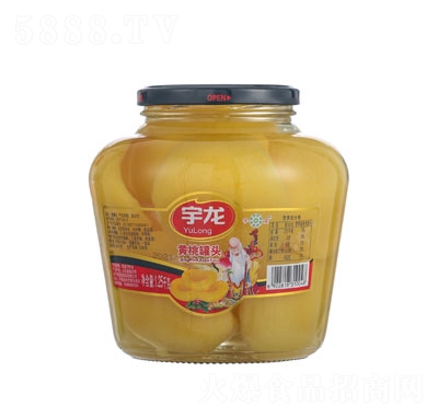 宇龙黄桃罐头1.25kg