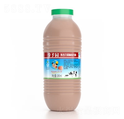 李子园朱古力风味甜牛奶乳饮料280ml