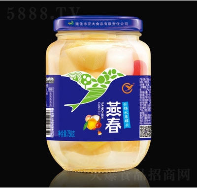 燕春什锦罐头750g