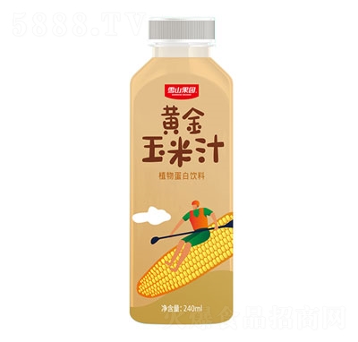 雪山果园黄金玉米汁植物蛋白饮料