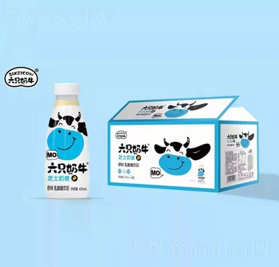 六只奶牛芝士奶昔原味乳酸菌�品420mL×15瓶箱�b