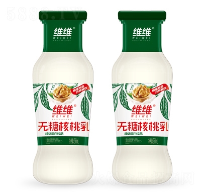 维维无糖核桃乳植物蛋白饮品玻璃瓶装250ml