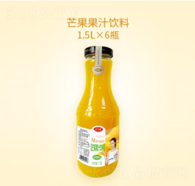 沃尔旺果汁芒果汁饮料1.5L×6瓶