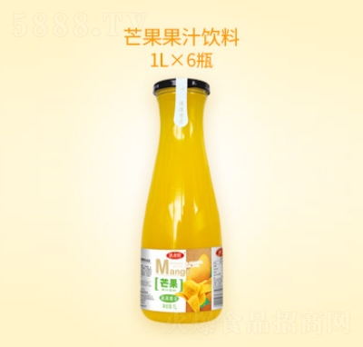 沃尔旺果汁饮料芒果汁1L×6瓶