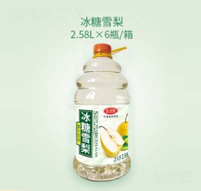 沃尔旺果汁饮料冰糖雪梨2.58L×6瓶