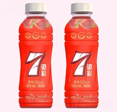 345ml*15瓶7道彩果粒草莓