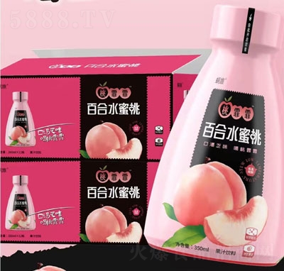 �旅百合水蜜桃果汁�料（箱）350ml