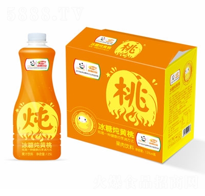 浩明冰糖炖黄桃果汁饮料1.25L