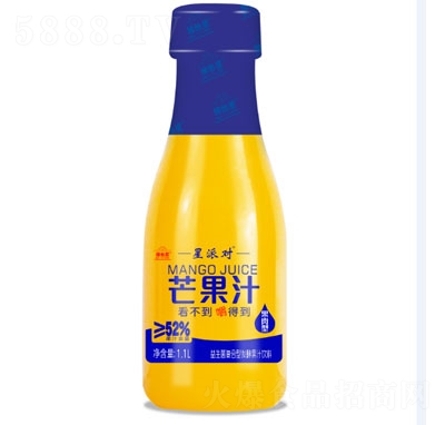 星派对芒果汁1.1L