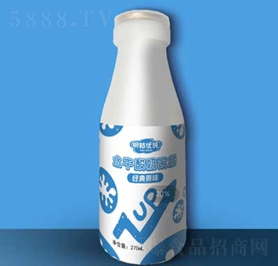 明姑优纯水牛酸奶饮品经典原味270ml