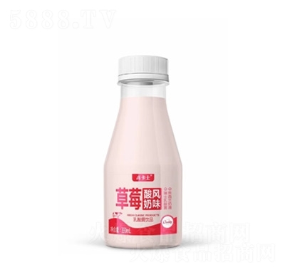 高卡士草莓酸奶�L味乳酸菌�品330ml