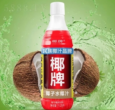 椰牌椰子水椰汁植物�料1.25L