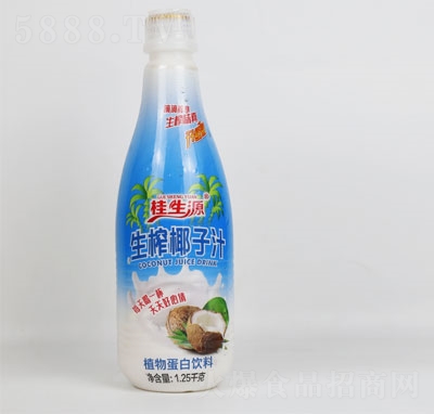 桂生源生榨椰子汁1.25kg