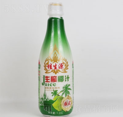 桂生源泰式生榨椰汁1.25L