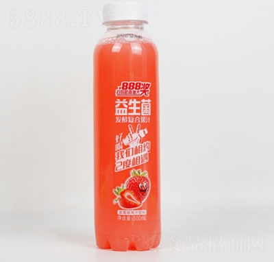 威明益生菌�l酵草莓味果汁�料500ml