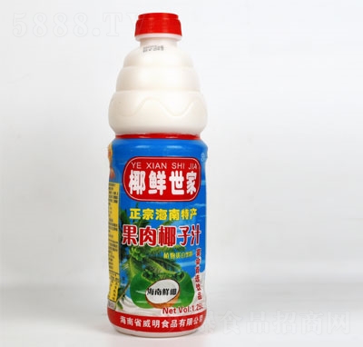 椰�r世家果肉椰子汁1.25L（瓶�b）