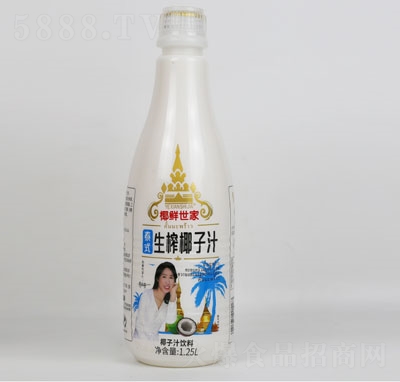 椰�r世家泰式生榨椰子汁�料1.25L