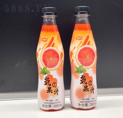 豪园血橙乳酸菌复合果汁饮料380ml