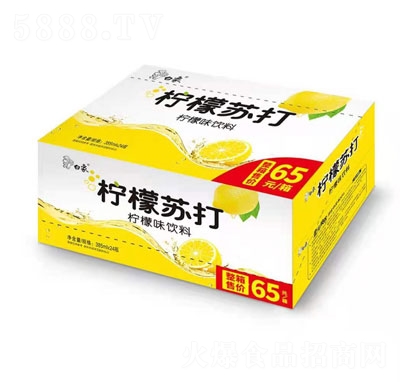白象柠檬苏打水饮料385mlX24