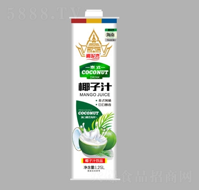 椰泥湾椰子汁饮品1.25L