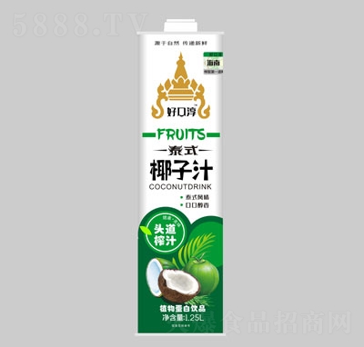 好口淳椰子汁饮品1.25L
